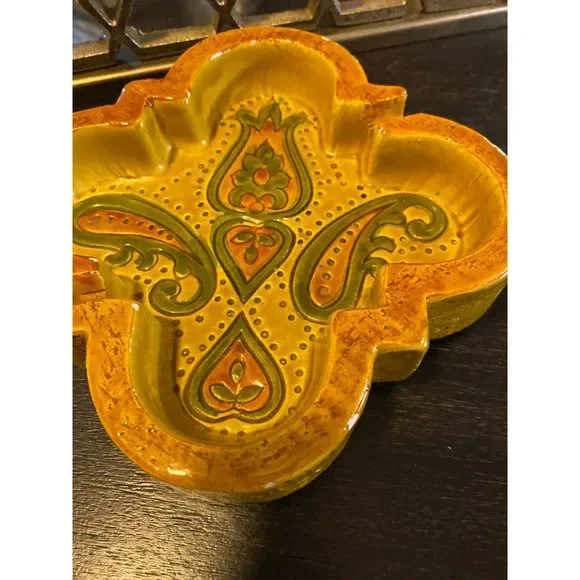 Bitossi aldo londi paisley ilalian ceramic ashtray - Picture 3 of 6